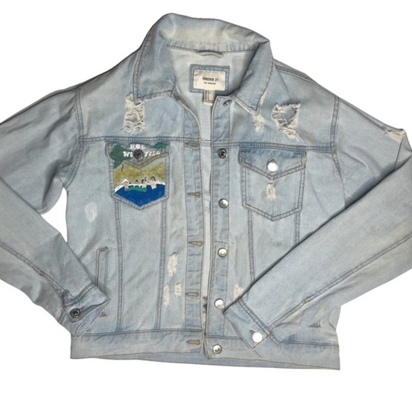 Tyler Childers Custom Painted Jean Jacket Women’s Sz Small - Picture 2 of 9